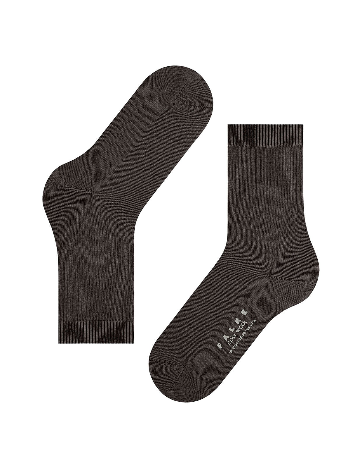Cosy Wool Sock Mörkbrun 35-38