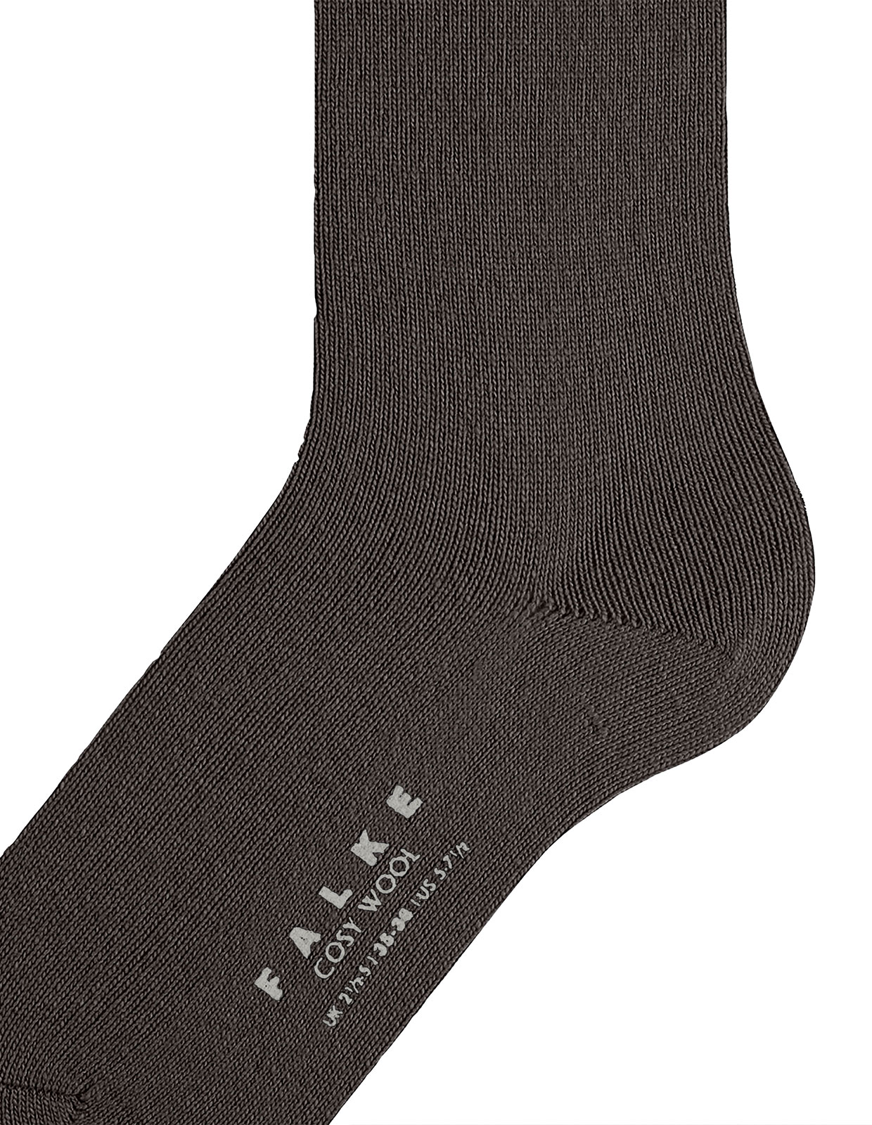Cosy Wool Sock Mörkbrun