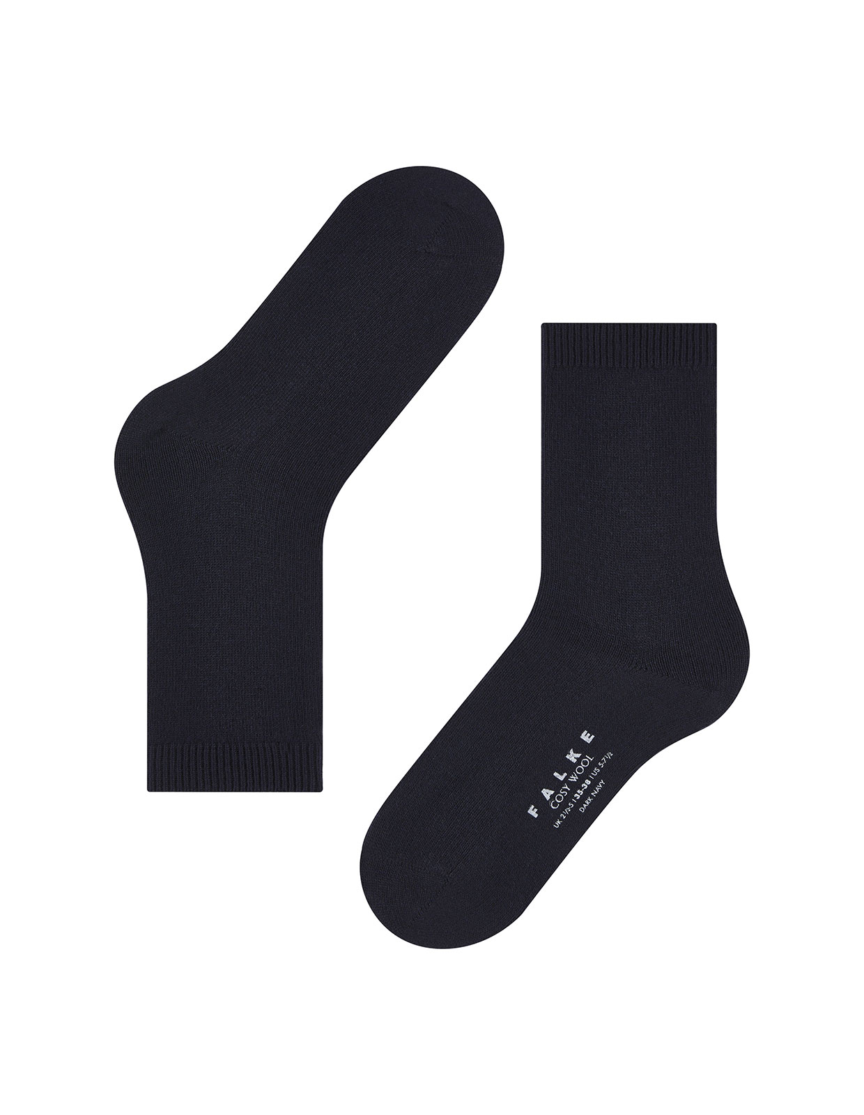 Cosy Wool Sock Marinblå