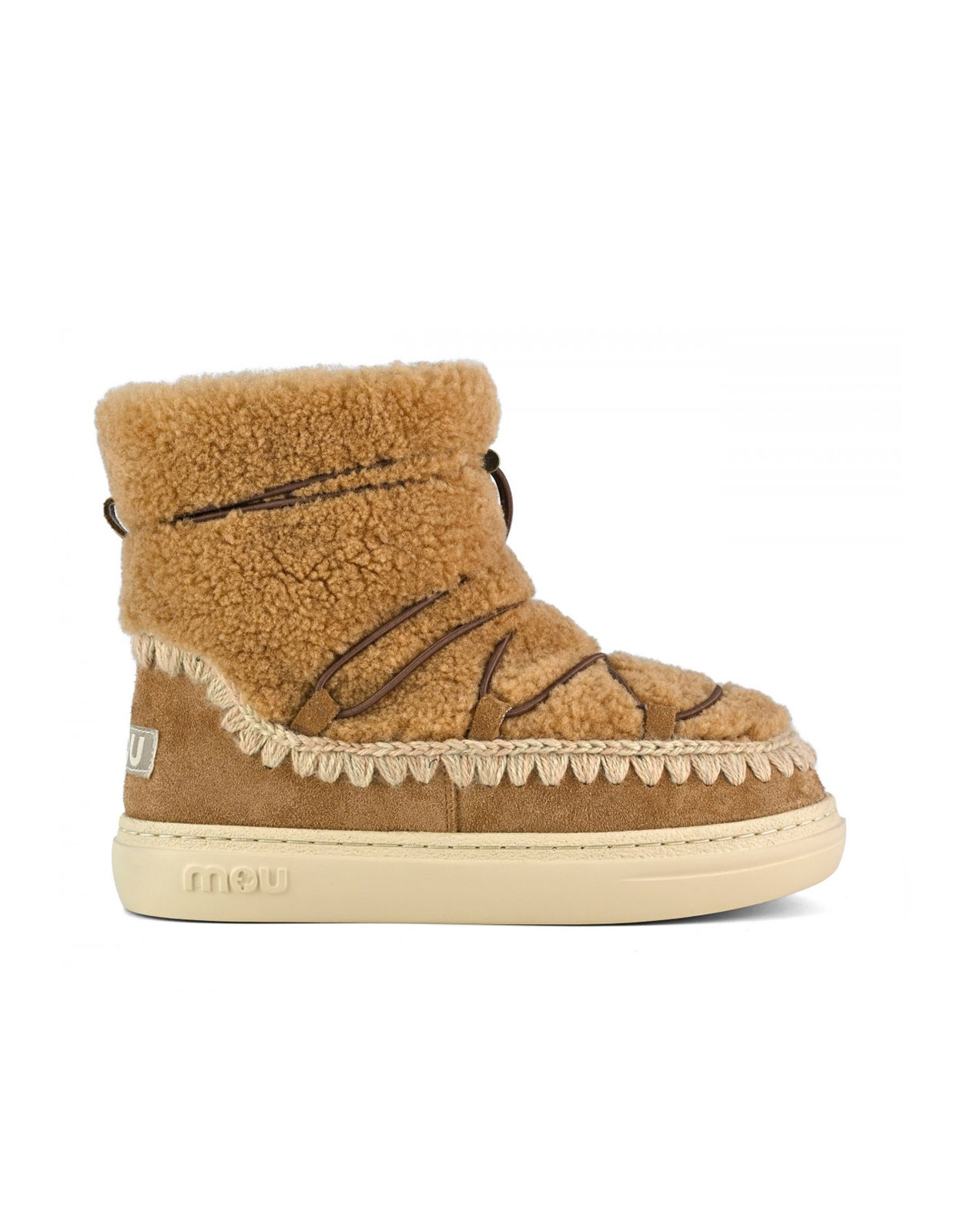 Eskimo Bold Lace Sko Ljusbrun