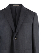 Drop6 Kavaj Ull Cashmere Mörkblå 100