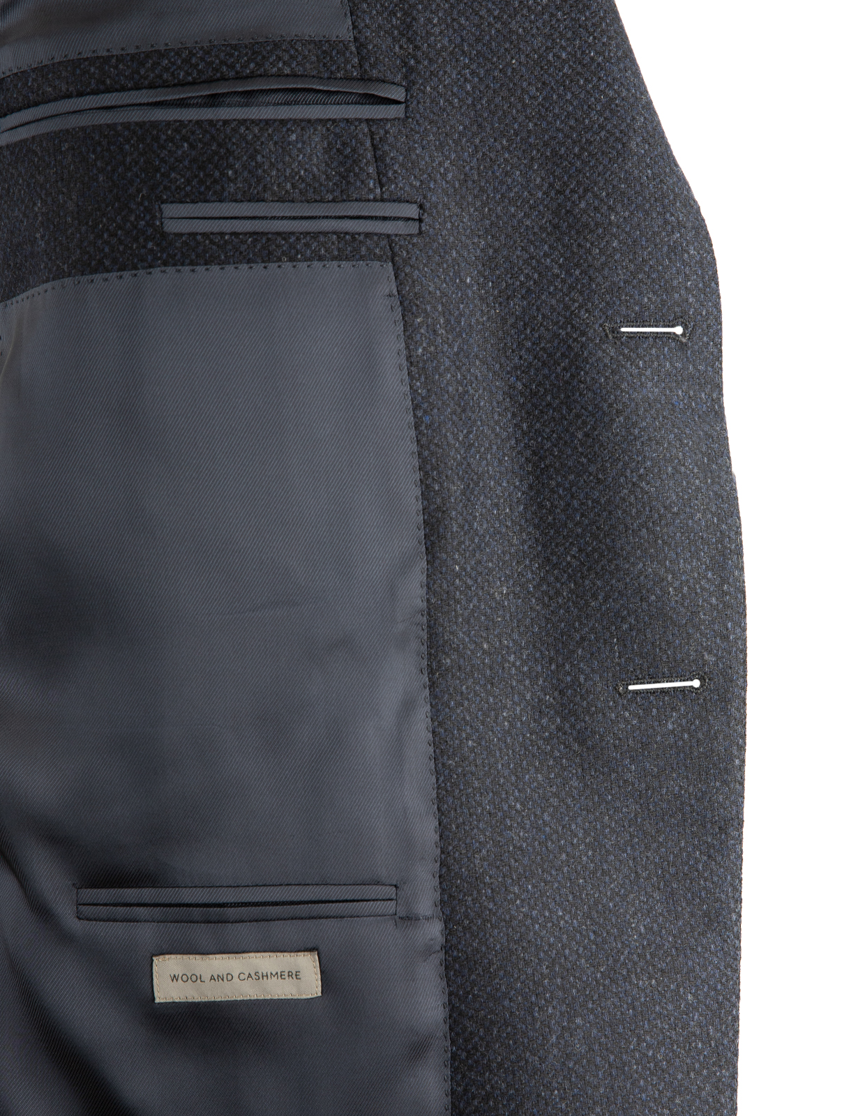 Drop6 Kavaj Ull Cashmere Mörkblå 100