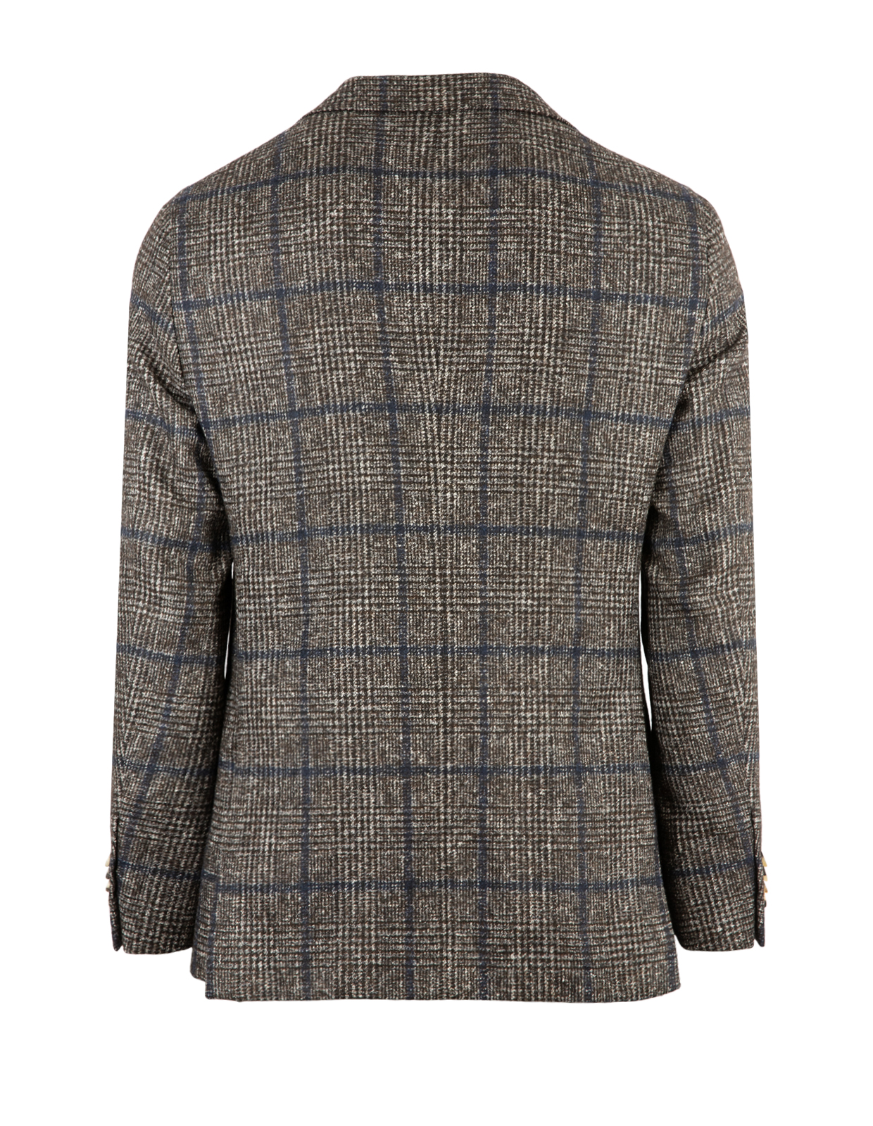 Aida Kavaj Baby Alpacka Rutig Svart/Brun/Blå 46