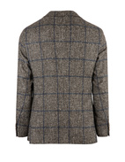 Aida Kavaj Baby Alpacka Rutig Svart/Brun/Blå 46