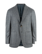 Aida Kavaj Ull Glencheck Blå 52