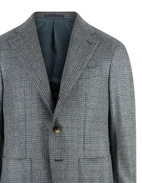 Aida Kavaj Ull Glencheck Blå 52