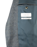 Aida Kavaj Ull Glencheck Blå 52