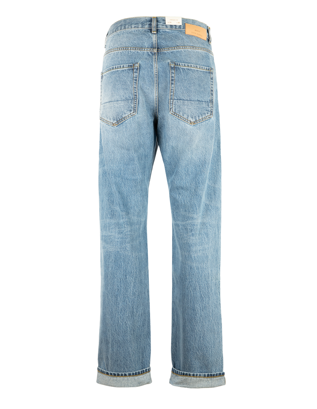Rodolfo Jeans Selvedge Mellanblå