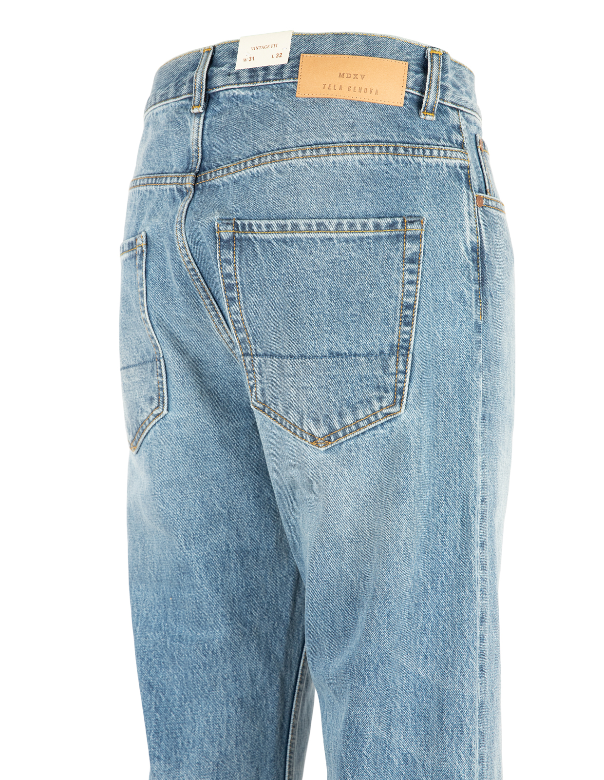 Rodolfo Jeans Selvedge Mellanblå 34"