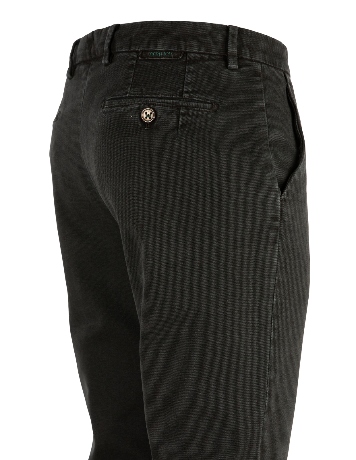 Berwich X Ströms Byxa Bomullsstretch Vintage Svart 50