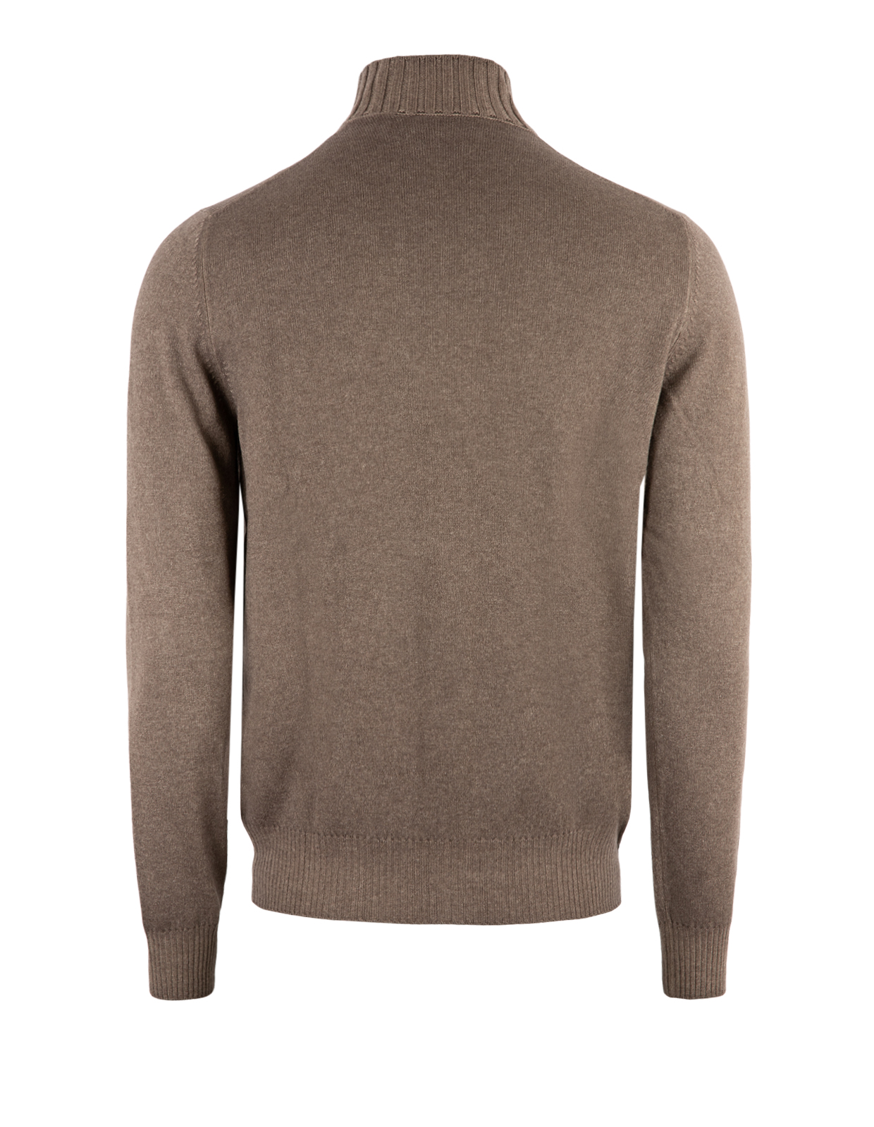 Zip Cardigan Ull Cashmere Brun