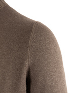 Zip Cardigan Ull Cashmere Brun 46