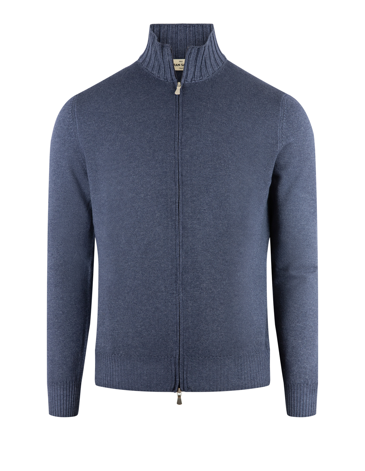 Zip Cardigan Ull Cashmere Navy 46