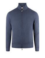 Zip Cardigan Ull Cashmere Navy