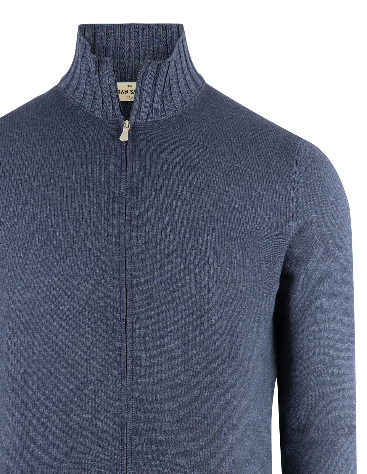 Zip Cardigan Ull Cashmere Navy 46