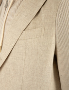 Kavaj Hoodie Ull Ljusbeige 48