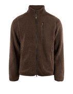 Pile Jacka Fleece Mörkbrun XXL