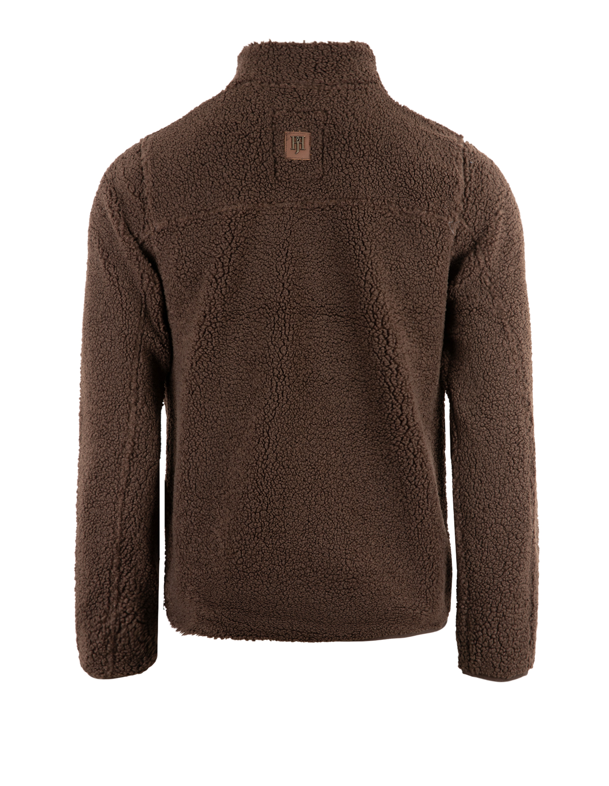 Pile Jacka Fleece Mörkbrun