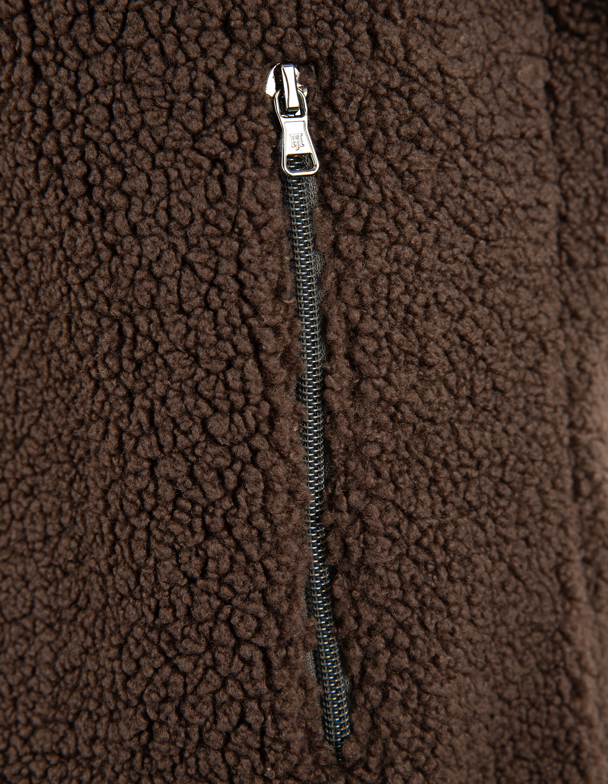 Pile Väst Fleece Mörkbrun