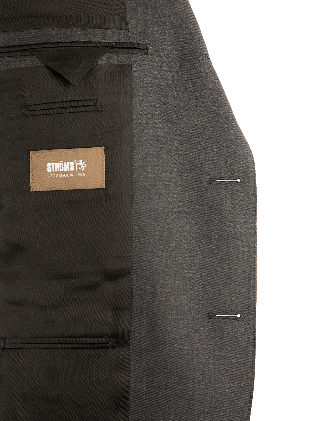 Firenze Kostym Ull 120's Mörkgrå 54