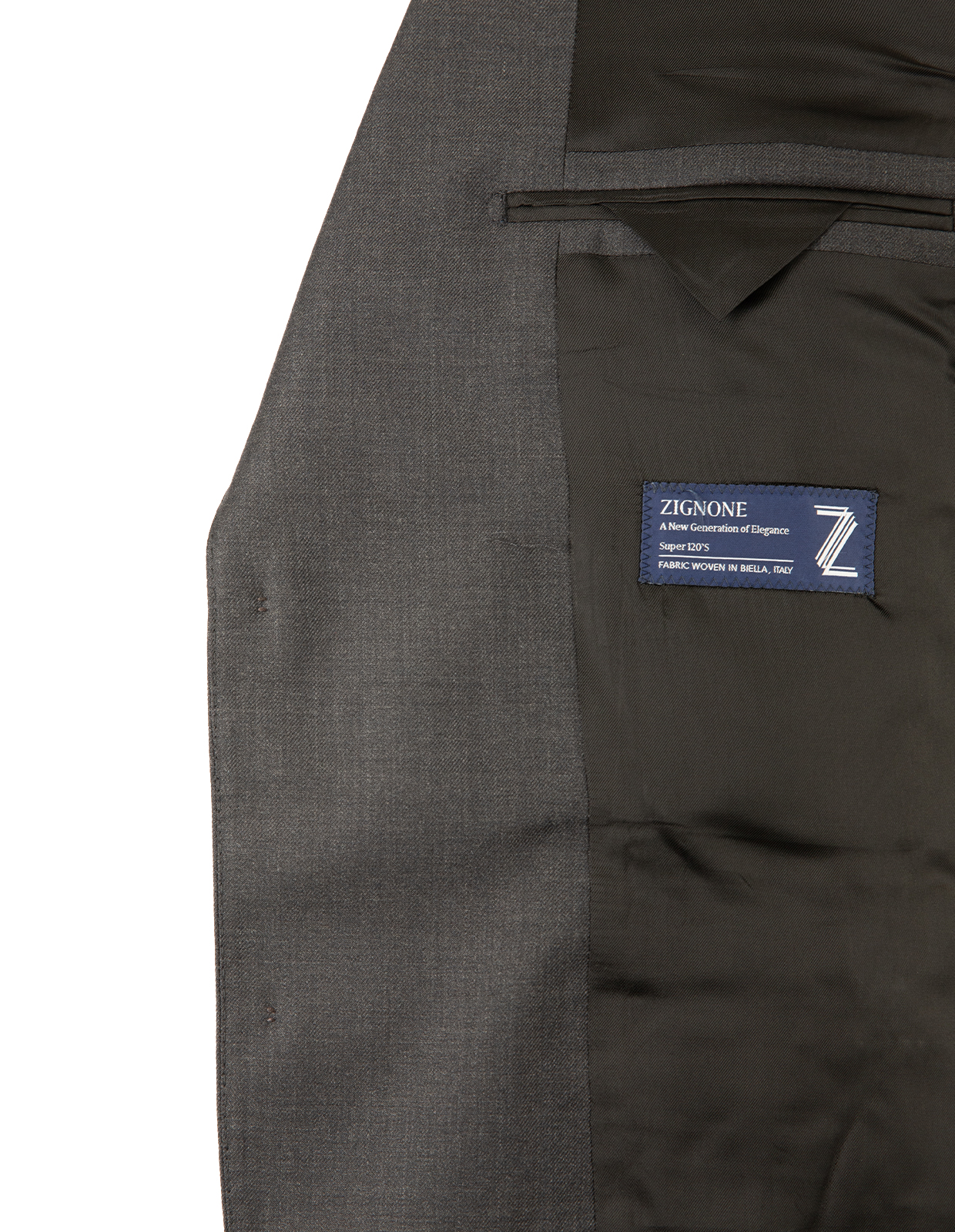 Firenze Kostym Ull 120's Mörkgrå 54