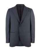 Firenze Kostym Ull Glencheck Blå 54