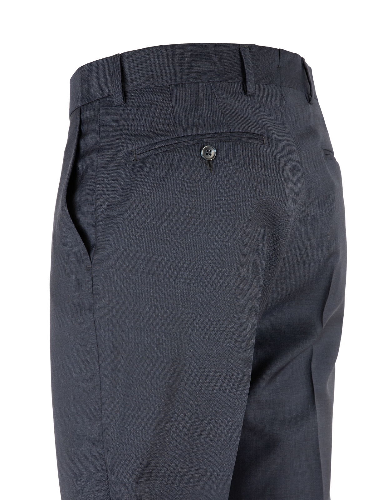 Firenze Kostym Ull Glencheck Blå 54