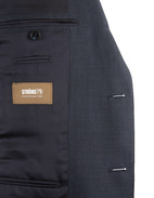 Firenze Kostym Ull Glencheck Blå 54