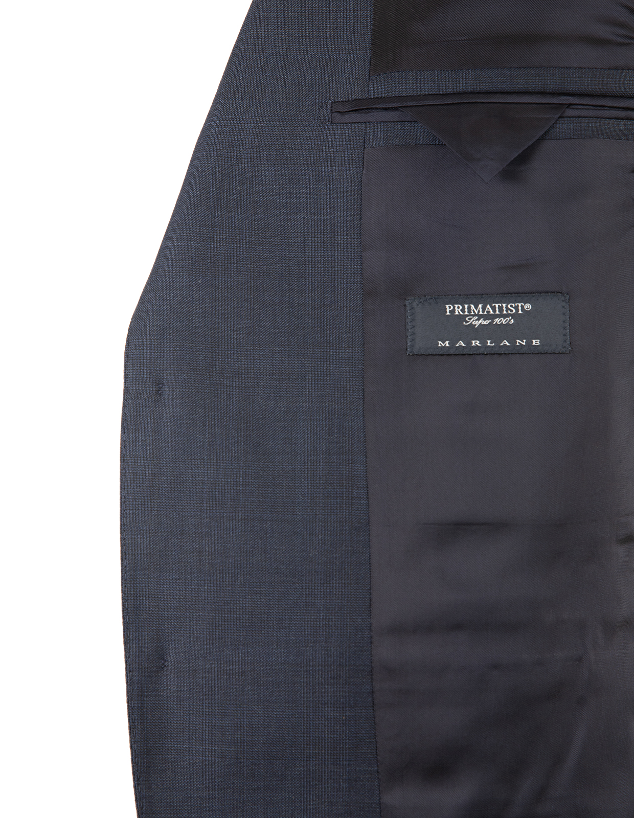 Firenze Kostym Ull Glencheck Blå 54