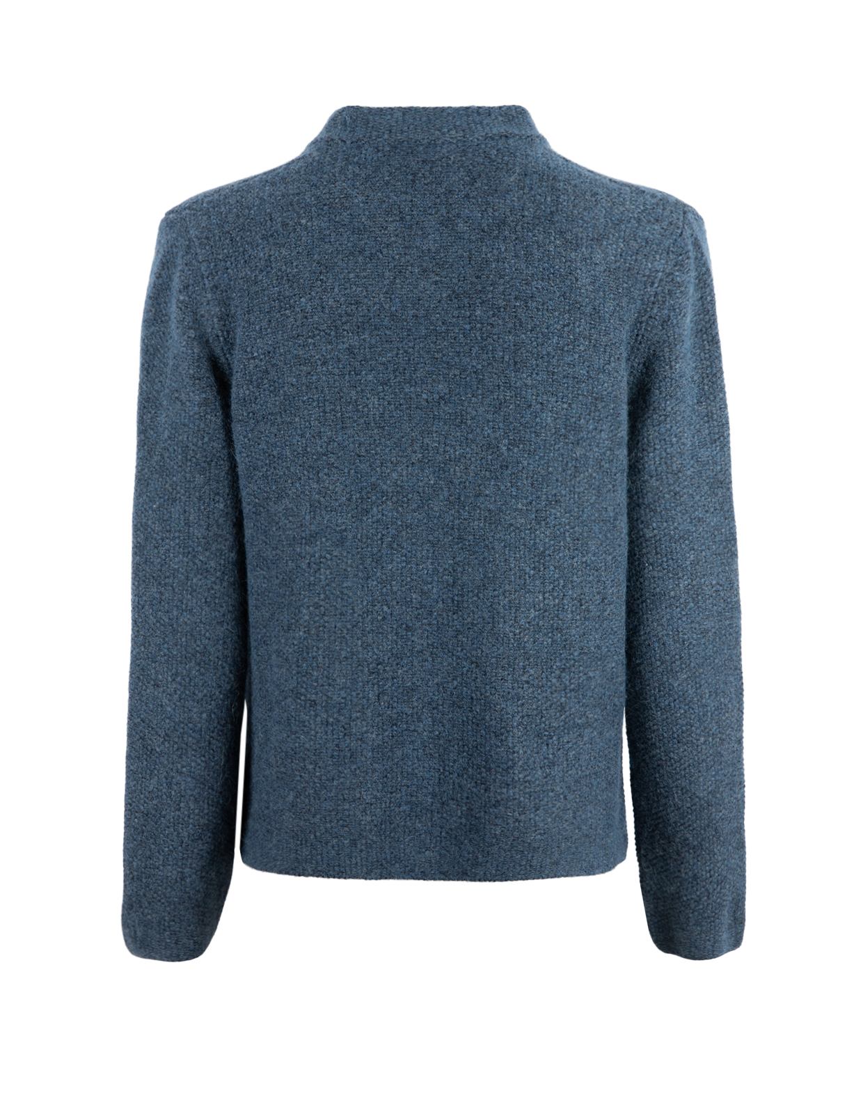 Cardigan Alpacka/Ull Denimblå