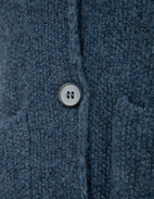 Cardigan Alpacka/Ull Denimblå 48