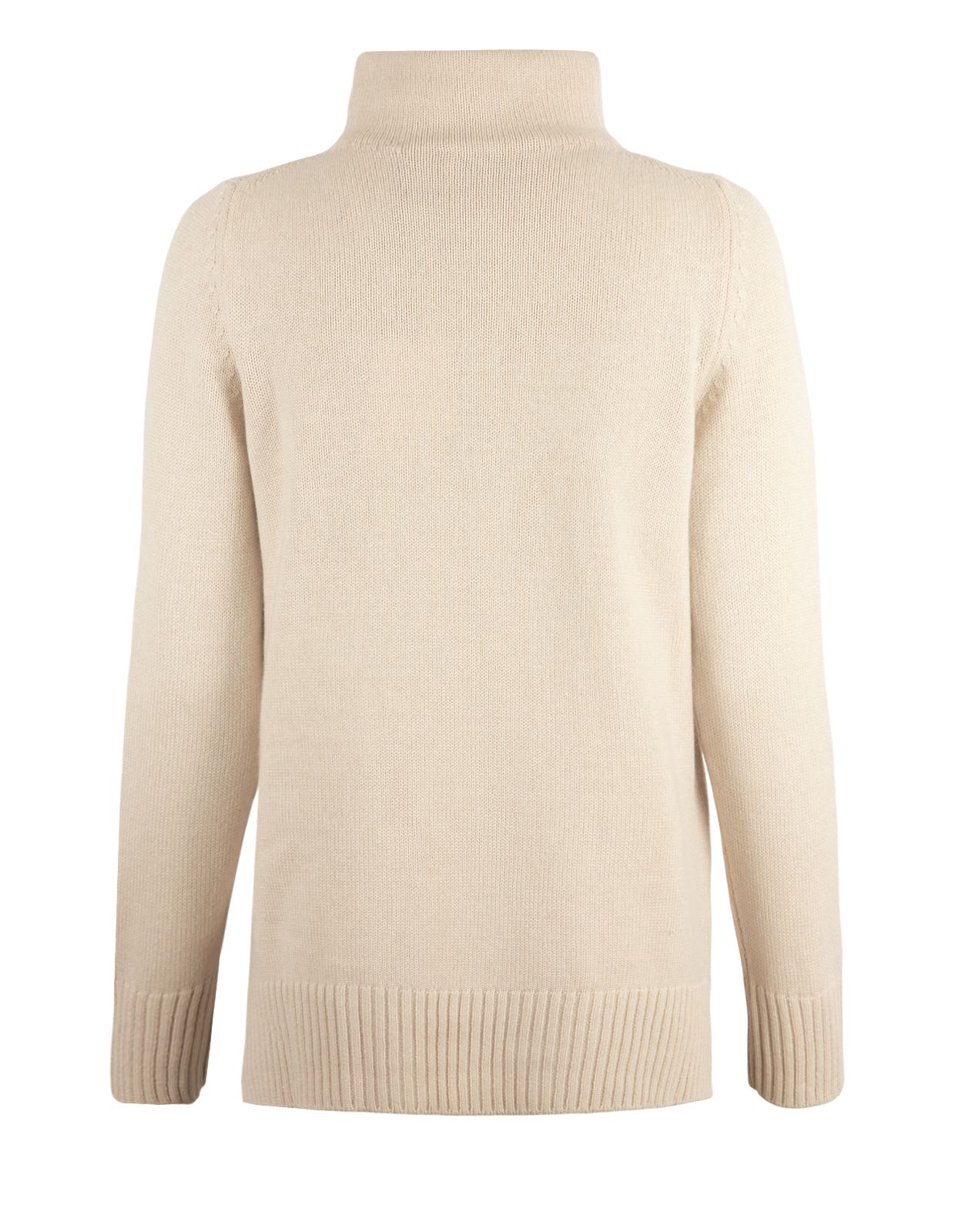 Polotröja Ull/Cashmere Ljusbeige