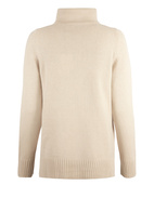 Polotröja Ull/Cashmere Ljusbeige 46