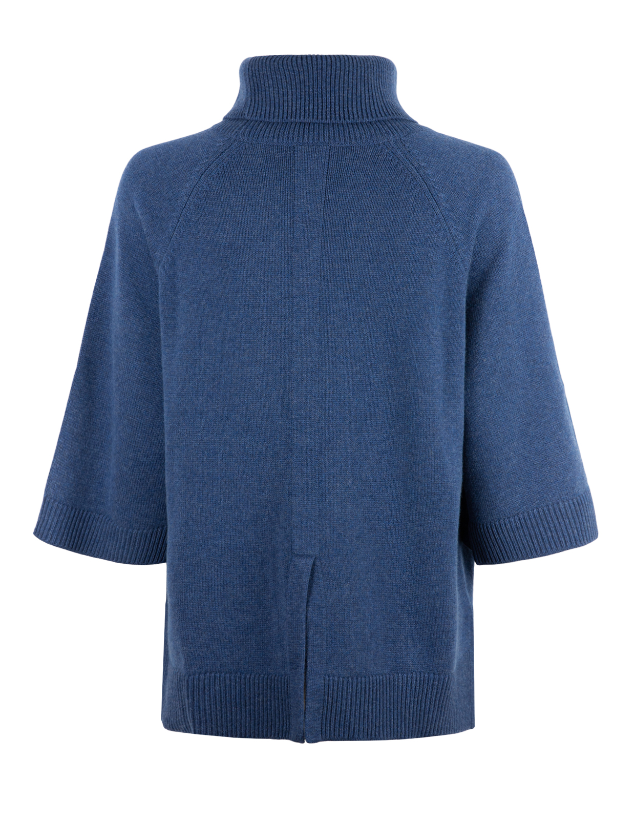 Polo Poncho Tröja Denimblå 40