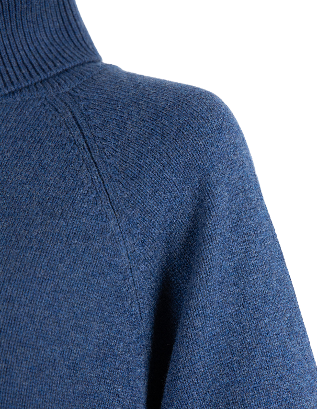 Polo Poncho Tröja Denimblå 40