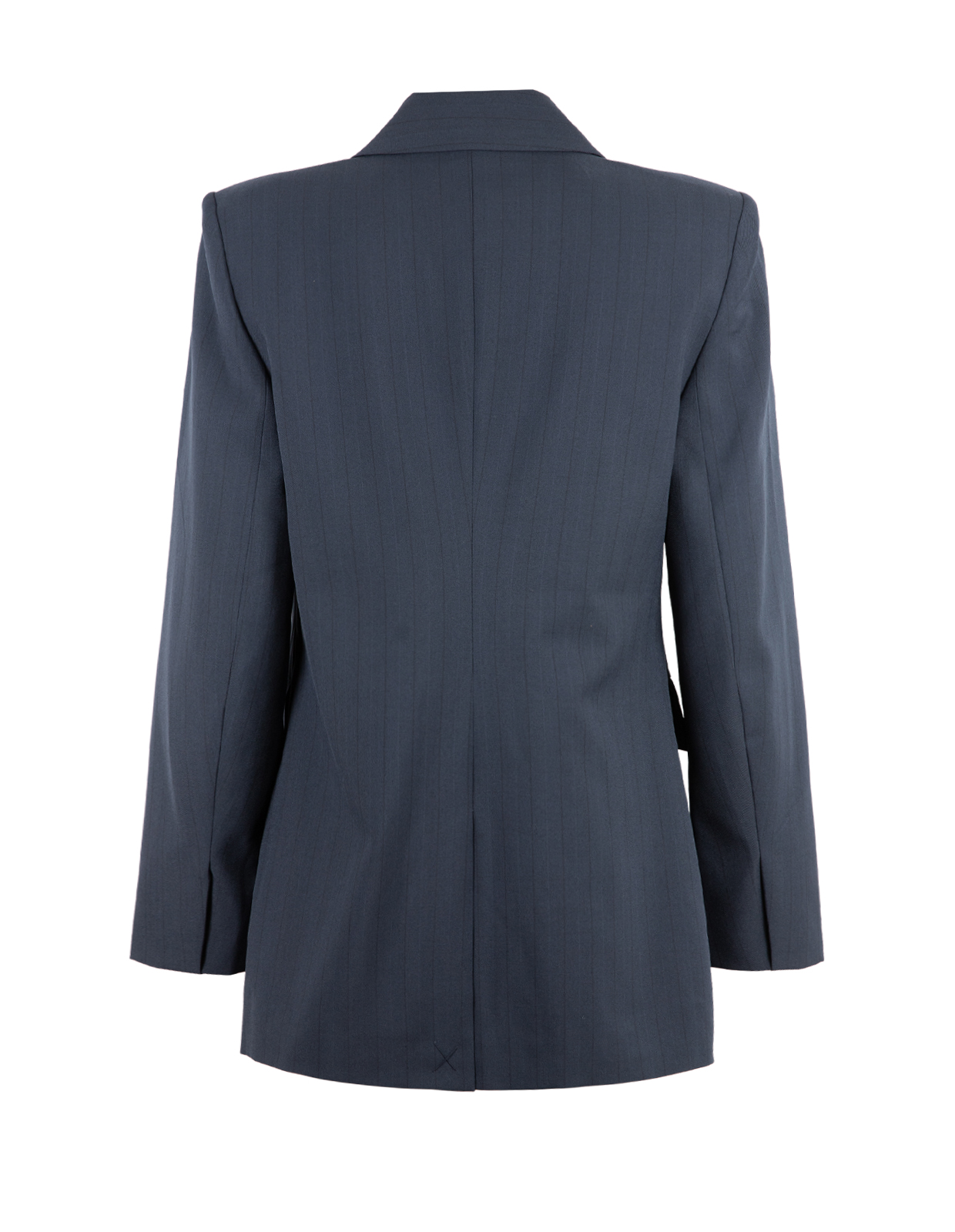 Pinstriped Kavaj Navy Randig S