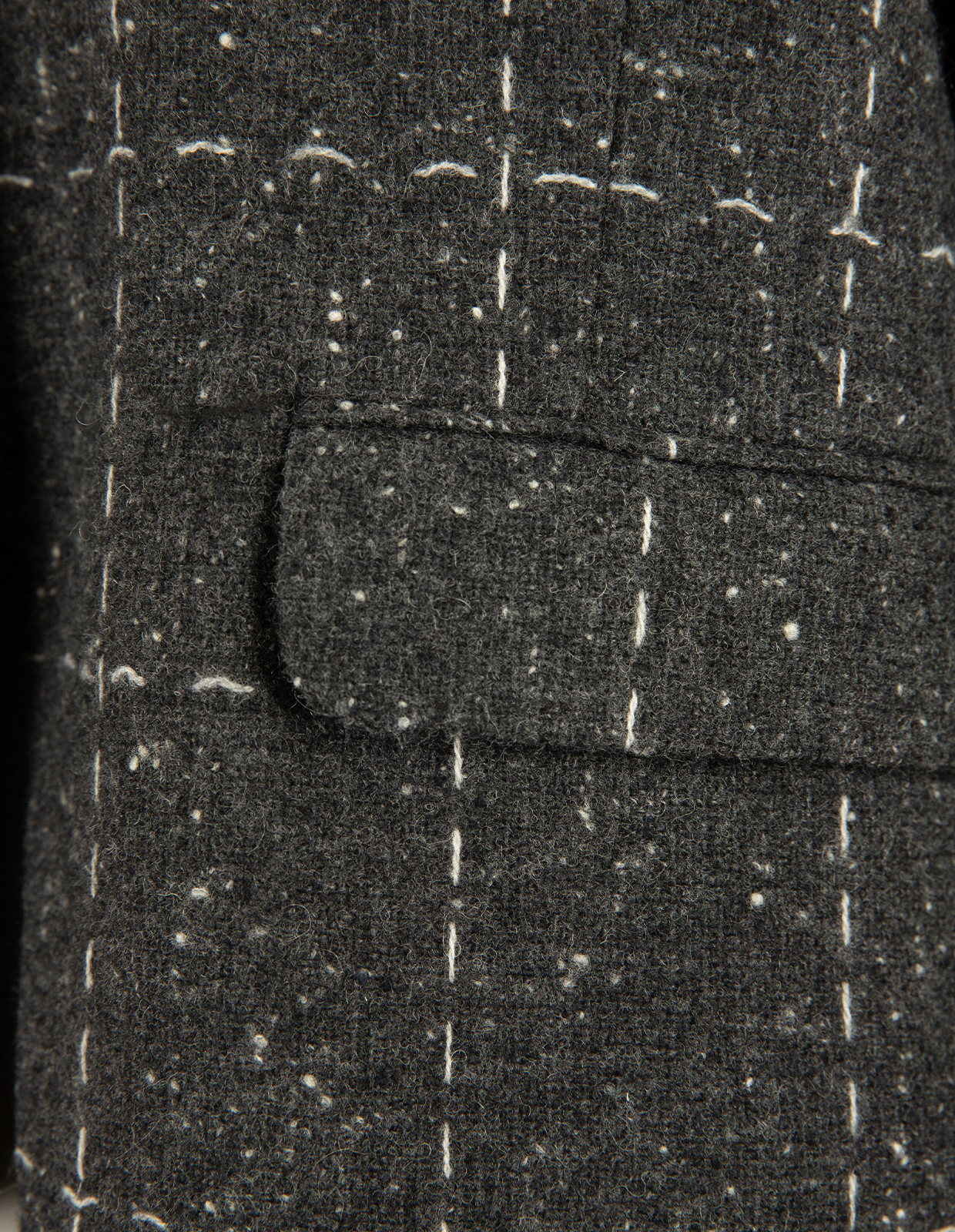 Zola Kavaj Ull Grå Rutig M