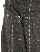 Blanket Kjol Ull Grå Rutig M