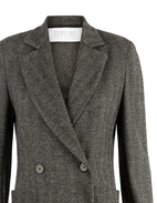 Kavaj Svart Melerad 44