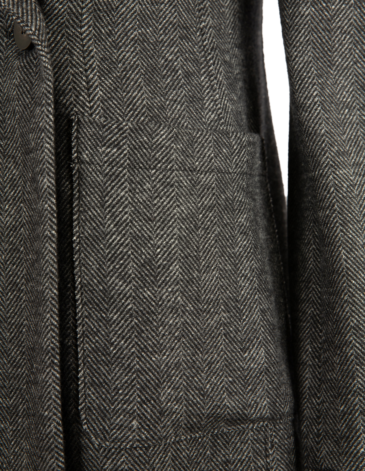 Kavaj Svart Melerad 44