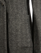 Kavaj Svart Melerad 44