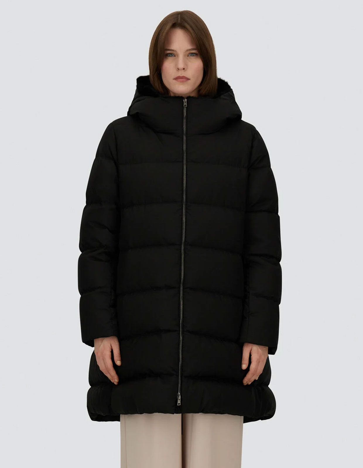 A-line Dunjacka Svart