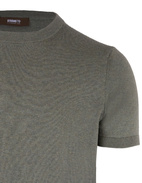 T-Shirt Knitted Cotton Verde Bosco