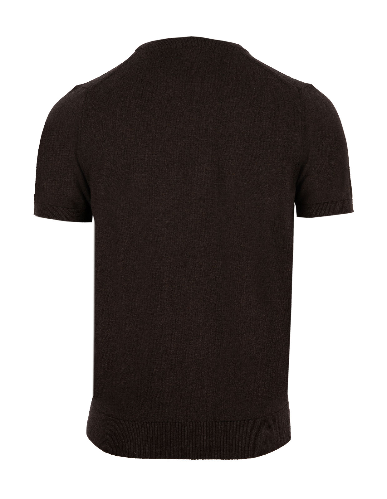 T-Shirt Knitted Cotton Chocolate