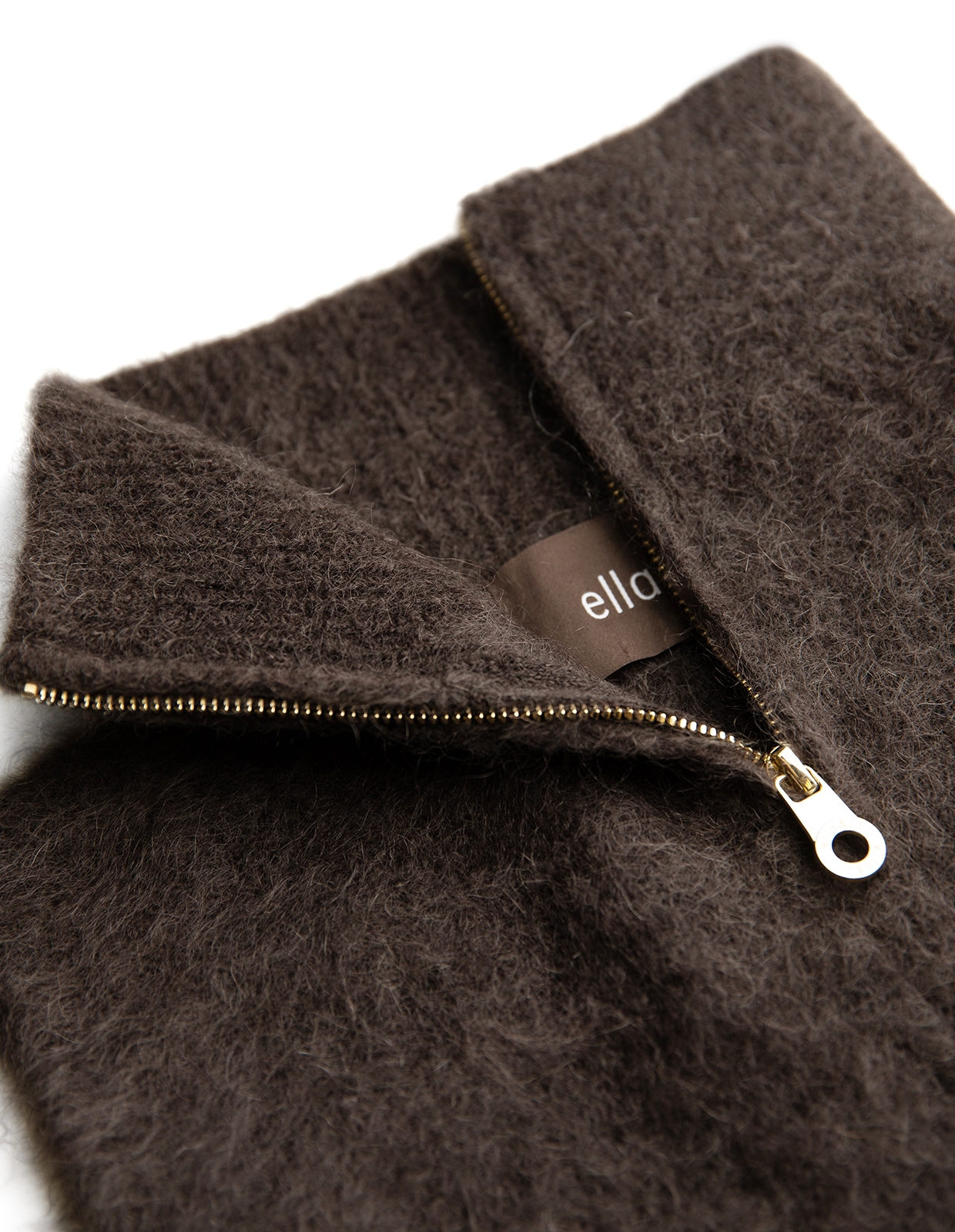 Belinda Halskrage Mörkbrun One Size