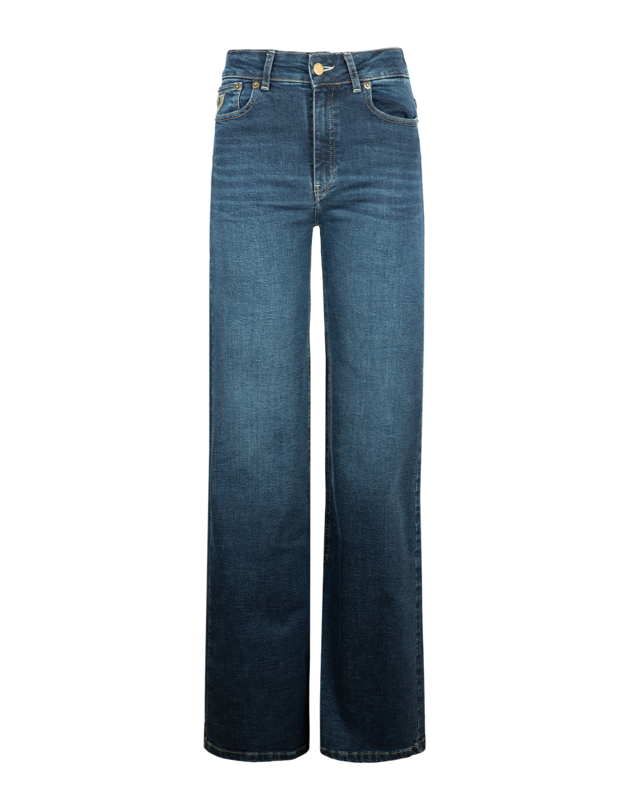 Palazzo Jeans Blå Denim