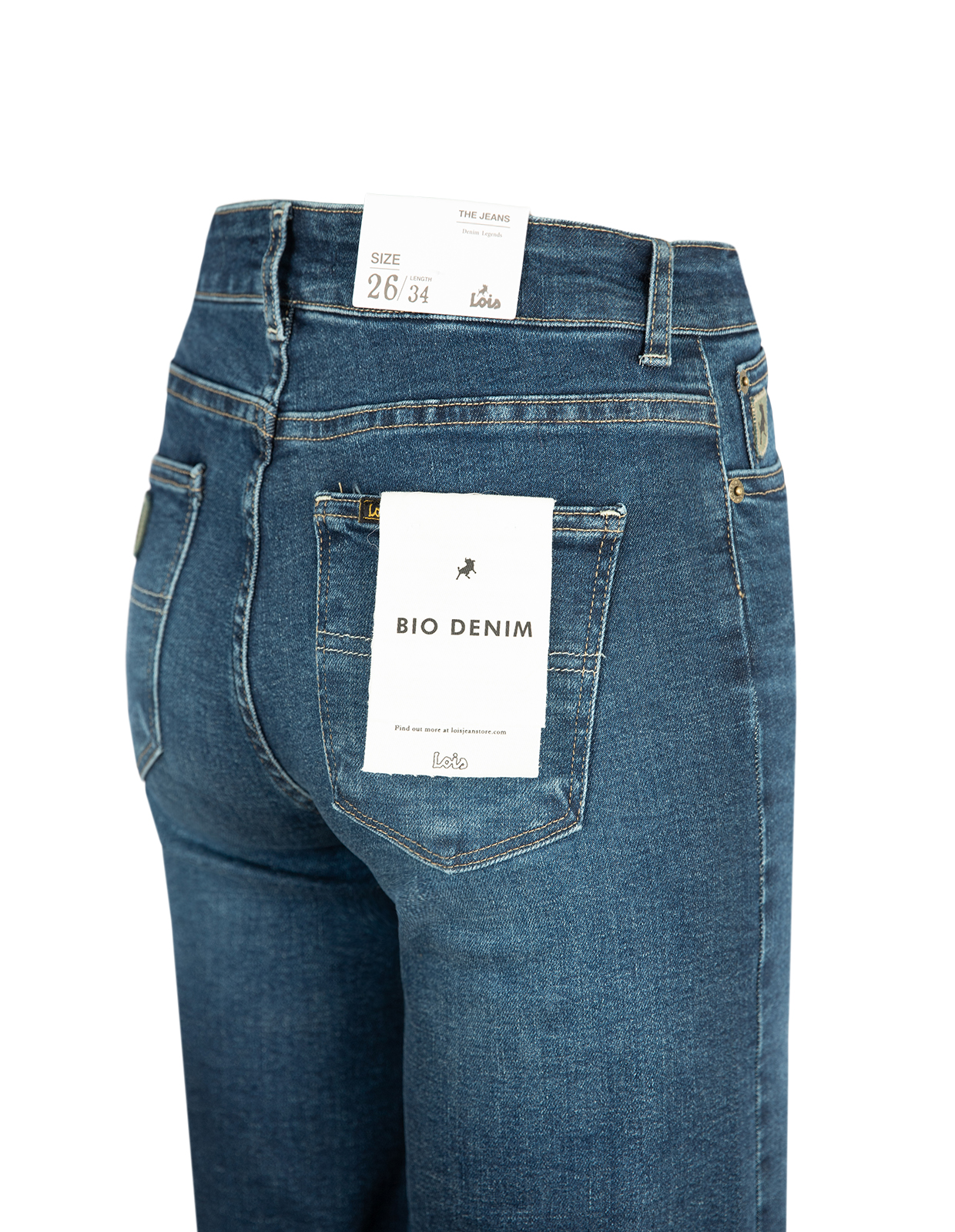 Palazzo Jeans Blå Denim