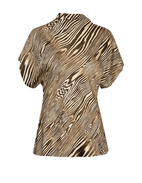 Otilia Top Brun Mönstrad M