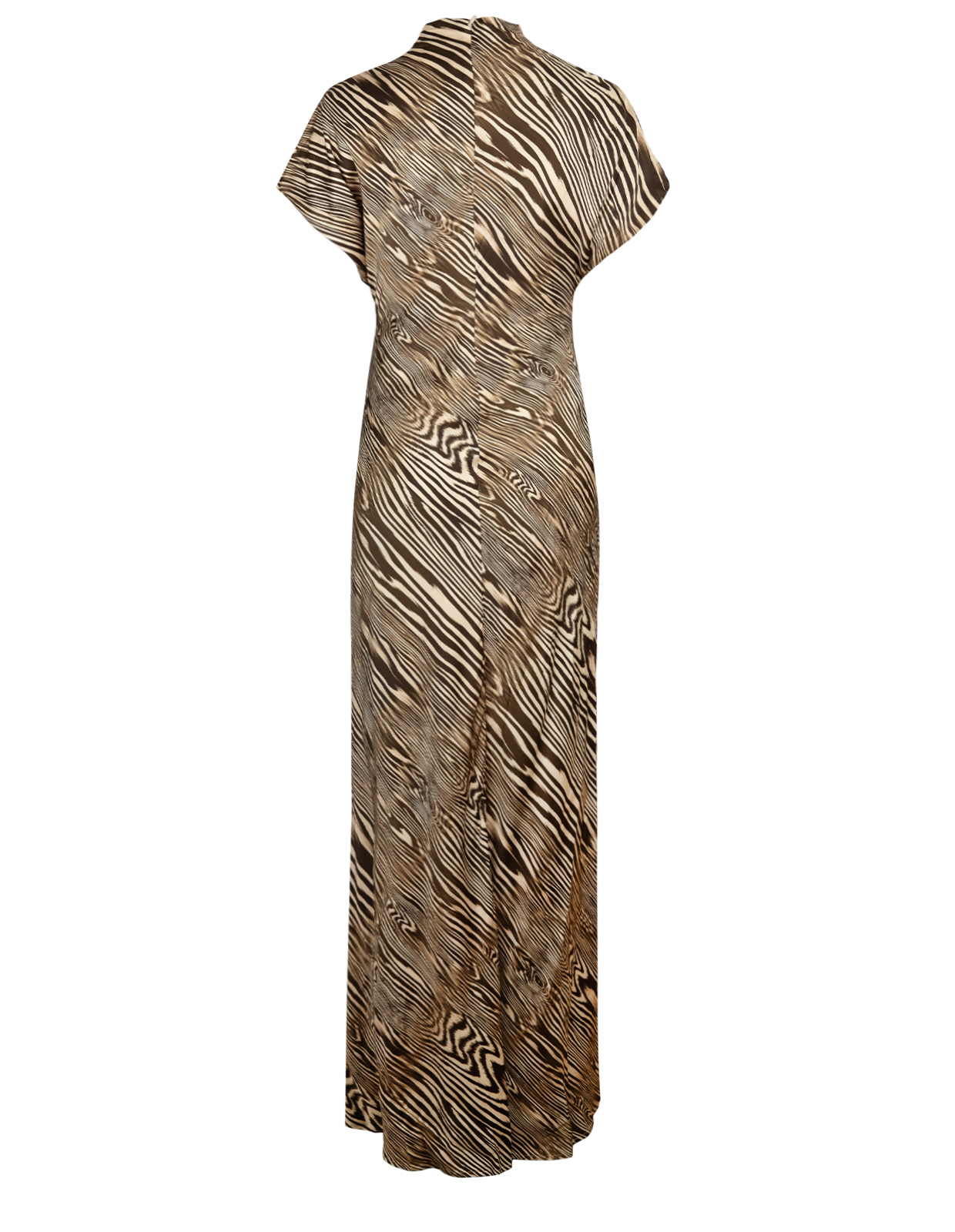 Alivia Maxi Klänning Brun Mönstrad 36