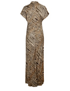 Alivia Maxi Klänning Brun Mönstrad 36